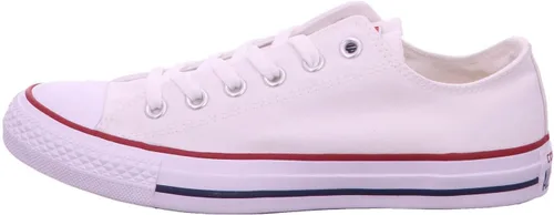 Vista 3 de Converse All Star Chuck Taylor - Tenis de moda de caña baja para hombre, blanco (Optical White)