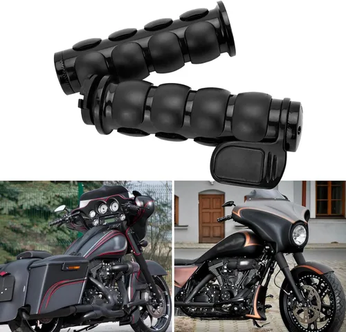 Vista 11 de DREAMIZER 25.4MM Motorcycle Handlebar Grips 1 inch Compatible with Honda Shadow Spirit 750 Valkyrie Fury VTX1300 VTX1800 VT400 VT750 VT1100 - Smooth