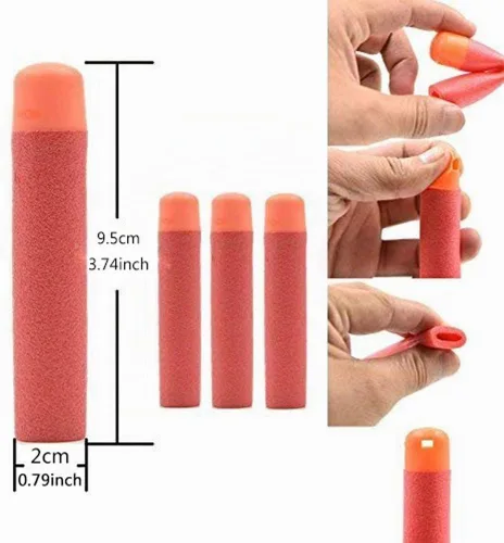 Vista 3 de Mega Dart Refill Pack 9.5cm Compatible with Nerf Mega Guns