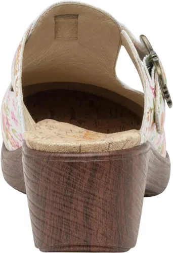 Vista 3 de Alegria Sierra - Sandalias de cuña de piel para mujer, Jazz suave