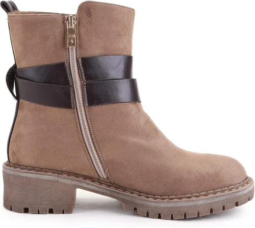 Vista 2 de ANN CREEK Juanita - Botines con correa de hebilla y cadena para mujer
