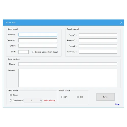 Vista 4 de Termómetro de computadora USB, sensor de termómetro de PC, registrador de datos con pantalla de hiperbola de temperatura y función de alarma