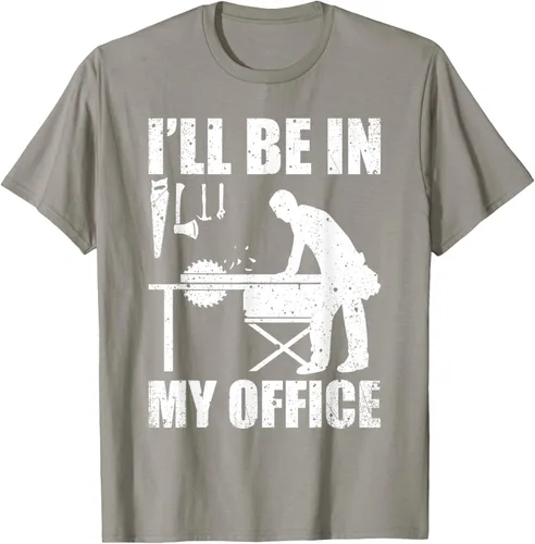 Vista 36 de Camiseta divertida de manga corta para hombre, carpintería, carpintería, carpintería, regalo Negro