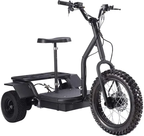 Vista 2 de MotoTec Triciclo eléctrico 48v 1200w