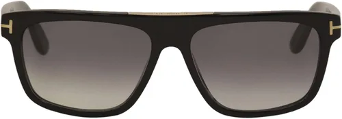 Vista 2 de Gafas de sol Tom Ford FT 0628 Cecilio- 02 01B brillante negrogradiente humo 57-15-145