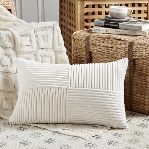 Vista 30 de Fancy Homi - Paquete de 2 fundas de almohada decorativas de color verde oliva pequeñas de 12 x 12 pulgadas para sala de estar, sofá, cama
