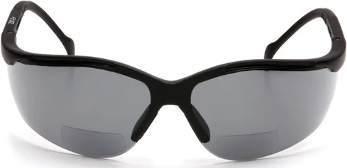 Vista 2 de Pyramex Venture II Bifocal Readers Safety Glasses Protective Eyewear, 2.5 Diopters, Amber