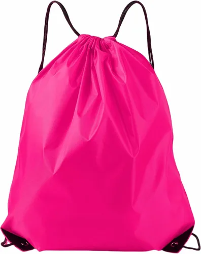 Vista 2 de Drawstring Backpacks, 40 Pack Bulk Drawstring Bags, Cinch Bags for Outdoor Sports - fuchsia or rose
