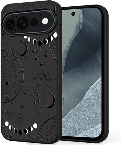 Vista 15 de Unov Funda para Pixel 11 Pro XL, color negro, Dinosaur Land