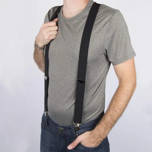 Vista 5 de Dickies - Tirante para hombre, 1 1/2 pulgadas, con clip recto, ajustable X