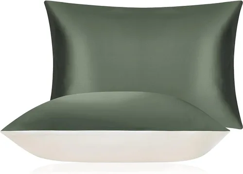 Vista 26 de DISANGNI Funda de almohada 100% seda de morera, utilizada para cabello y piel, funda de almohada de seda de un lado