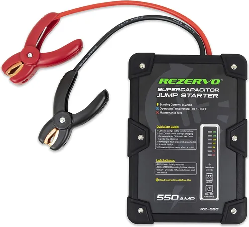 Vista 2 de Arrancador sin batería Rezervo - Arranca vehículos usando tecnología Ultracapacitor para coches, camiones, barcos, RVs, vehículos todo terreno