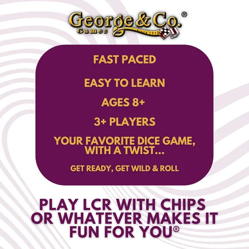 Vista 5 de George and Company GEO0723 LCR (R) Juego de dados salvajes