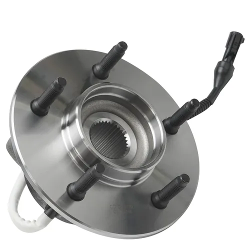 Vista 101 de Detroit Axle - Par de cojinetes de rueda delantera/trasera para Ford Edge 11-14, 09-19 Flex, 13-19 Police Interceptor Sedan, 14-18 Police Sedan