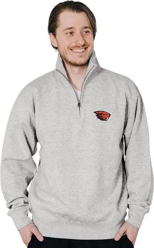 Vista 186 de Blue 84 Sudadera con cremallera de un cuarto para hombre de la NCAA