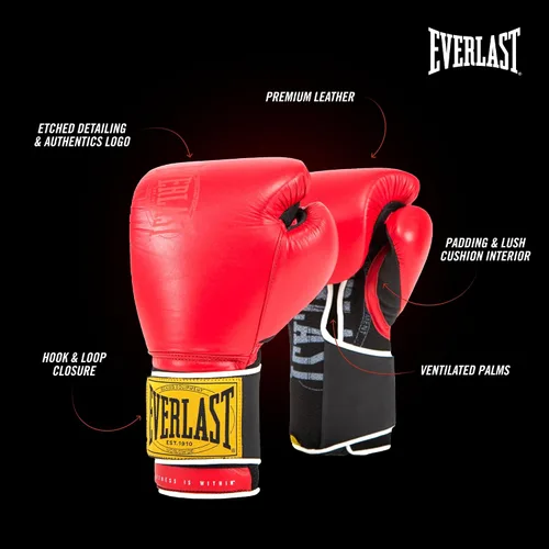 Vista 4 de Everlast Everlast - Guante de entrenamiento clásico Rojo
