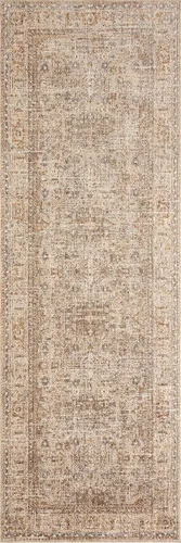 Vista 7 de Loloi Angela Rose Blake Collection BLA-06 Avena/Especias 9' x 13', Altura de Pelo 0.25", Flecos, Alfombra
