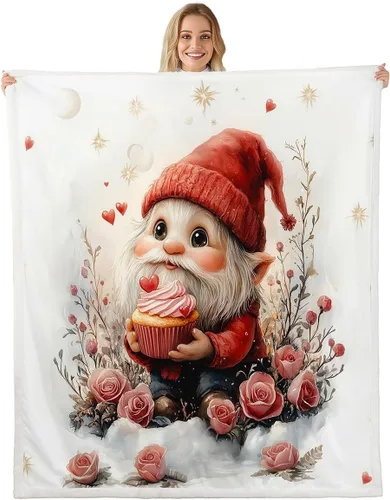 Vista 11 de Manfei Manta Kawaii con estampado de gato estrellado para niños y niñas, decoración de habitación de niños y niñas, manta negra Kawaii animal