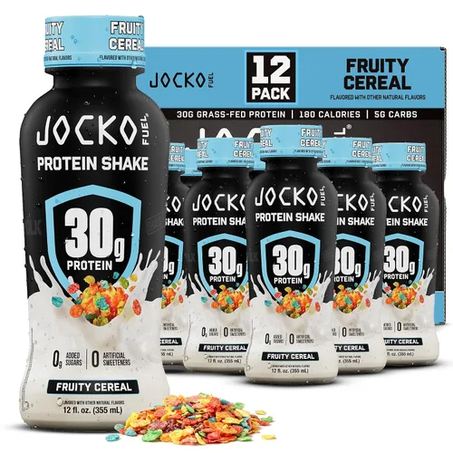 Vista 14 de Jocko Fuel - Batidos de alto contenido en proteínas, crema de plátano, 12