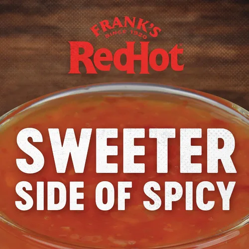 Vista 6 de Frank's RedHot Salsa de chile dulce, 0.5 galones - Contenedor a granel de medio galón de salsa picante de chile dulce para alas, pizza, sándwiches