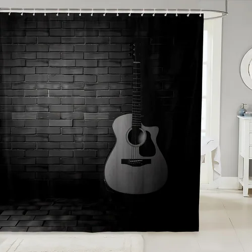 Vista 130 de Feelyou Cortina de ducha con diseño de gato para decoración de baño, bonita cortina de baño para puestos de bañeras, accesorios de baño divertidos
