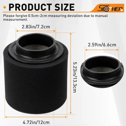 Vista 7 de 0452306 1253355 Reemplazo del filtro de aire para Polaris Phoenix 200 2005-2019 Trail Blazer 250 2001-2006 Sportsman 300 2008-2010 Sawtooth 200