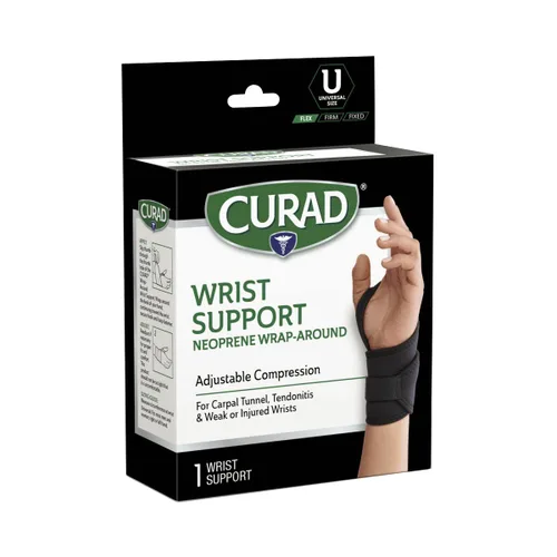 Vista 2 de CURAD Performance Series IRONMAN - Muñequera envolvente con Microban, 1 unidad
