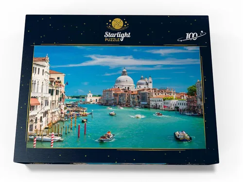 Vista 4 de MyPuzzle Grand Canal in The Sunshine of Summer in Venice Italy - Rompecabezas de 100 piezas prémium para adultos