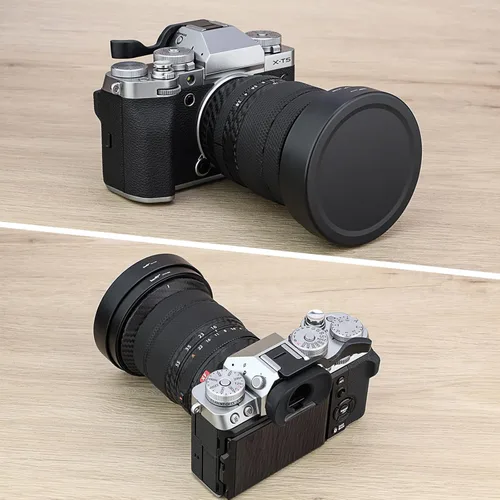 Vista 6 de Haoge LH-X18N Bayoneta Square Metal Lens Hood para Fujifilm Fuji XF 0.630-3.150 in F4 R OIS WR, Fujinon XF16-55mmF2.8 R LM WR II Pantalla de lente