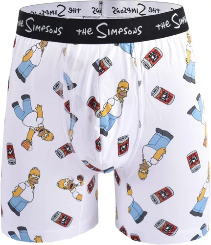 Vista 2 de The Simpsons Paquete de 3 calzoncillos tipo bóxer cómodos para hombre