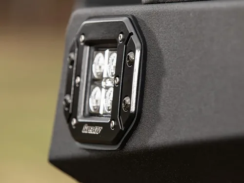 Vista 4 de SuperATV Luces LED tipo cubo de montaje empotrado de 3 pulgadas para UTV (ajuste universal), incluye arnés de cableado e interruptor basculante