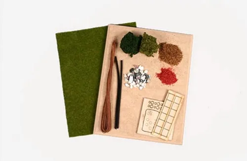 Vista 3 de Young Modeler Hobby Kits de modelo de madera serie Ho - Juego de decoración de diorama tradicional coreano de azulejos con techo de azulejos