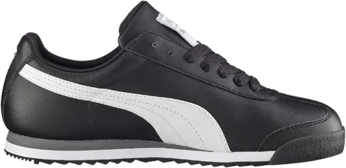 Vista 4 de PUMA - Tenis Roma para hombre, NegroBlancoPlateado, 11.5