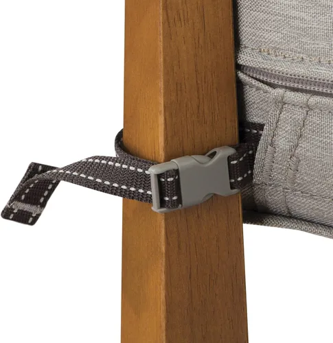 Vista 4 de Classic Accessories - Funda de cojín Montlake para banca de patio, Gris Heather Gris jaspeado