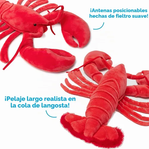 Vista 5 de TigerHart Lenora The Lobster - Peluche de 13 pulgadas