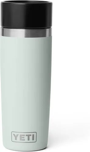 Vista 59 de YETI Rambler - Botella de viaje de 8 onzas, acero inoxidable, aislada al vacío con tapa a prueba de fugas, color negro