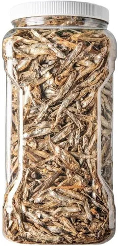 Vista 2 de Pescado liofilizado de agua dulce de 1 a 3 pulgadas para piraña, peces grandes, tortugas, gatos, planeador de azúcar, titíes, chinchillas, ardillas