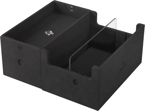 Vista 2 de Gamegenic Game's Lair 600+ - Caja de cartas convertible, almacenamiento de tarjetas de doble funda, con capacidad para hasta 600 tarjetas, protector