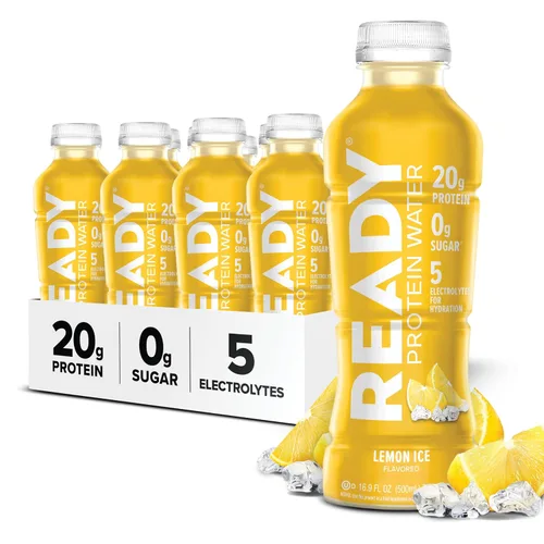 Vista 11 de Ready Protein Water - Agua con 0.53 onzas (15 g) de proteínas de suero de leche, sin azúcar, 12 unidades, 16.9 onzas líquidas cada una.