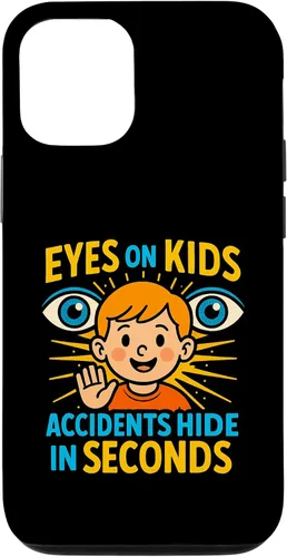 Vista 28 de Eyes on Kids Child Safety Gift for Moms, Granny, Grandad Case for iPhone 16