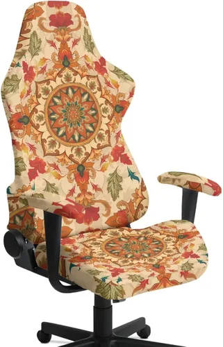 Vista 26 de Fundas para silla de videojuegos de 250 aniversario, 4 piezas, cómodas, ergonómicas, para oficina, fundas giratorias de poliéster, decoración