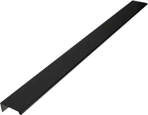 Vista 3 de CKP #3306-20 en tiradores de borde de dedo de marca de montaje posterior, negro mate - paquete de 10 Mate negro