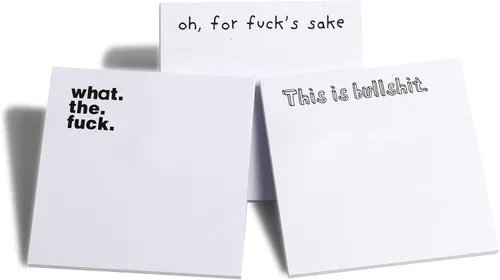 Vista 16 de Fresh Outta Fucks - Juego de notas adhesivas divertidas y bolígrafo, regalo de elefante blanco, divertido accesorio de escritorio, regalos
