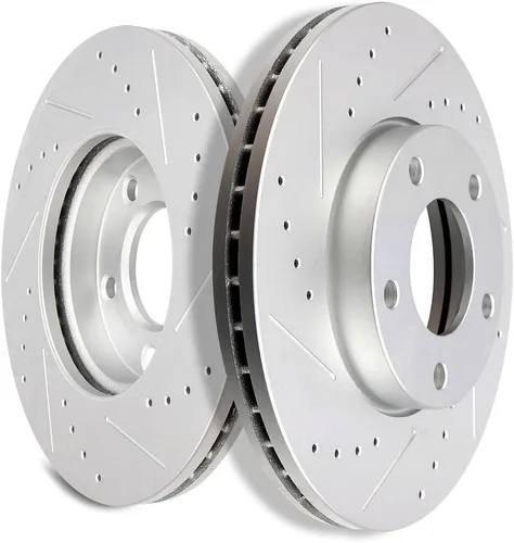Vista 15 de SCITOO Kits de rotores de freno de disco trasero para Jeep Grand Cherokee 1999-2004