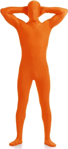 Vista 9 de Aniler Traje de Cuerpo Completo Zentai de Elastano para Hombres y Mujeres Disfraz Body Azul bebé