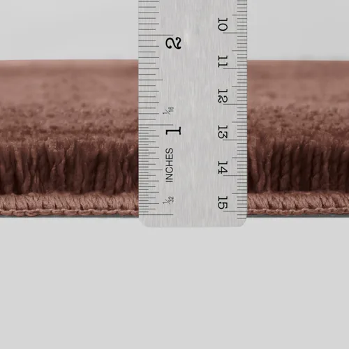 Vista 3 de Juego de 3 alfombras de baño suaves y absorbentes, peludas, suaves, antideslizantes, para ducha, bañera y bañera, lavables a máquina