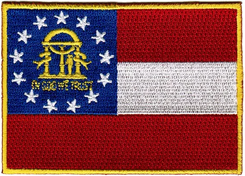 Vista 28 de Parche Bordado de la Bandera del Estado de Minnesota, Emblema MN, Planchado, Versión 2024