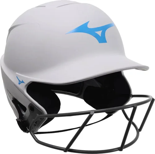 Vista 19 de Mizuno Casco de bateo de sóftbol F6 Fastpitch para adultos con máscara