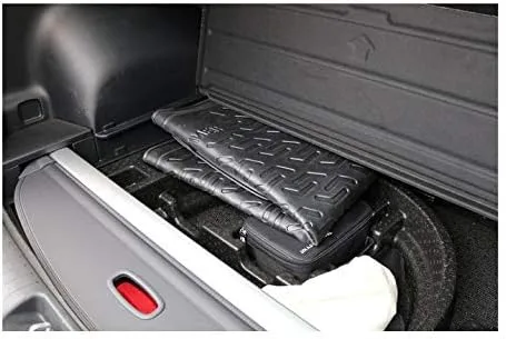 Vista 5 de Tapete de goma TPE negro para maletero de maletero VM609, protector de barro, para todo tipo de clima, accesorios de automóvil compatibles