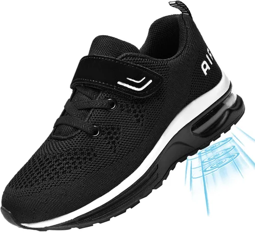 Vista 4 de PERSOUL Air Shoes - Zapatillas para niños y niñas, deportivas, para atletismo, gimnasio, correr
